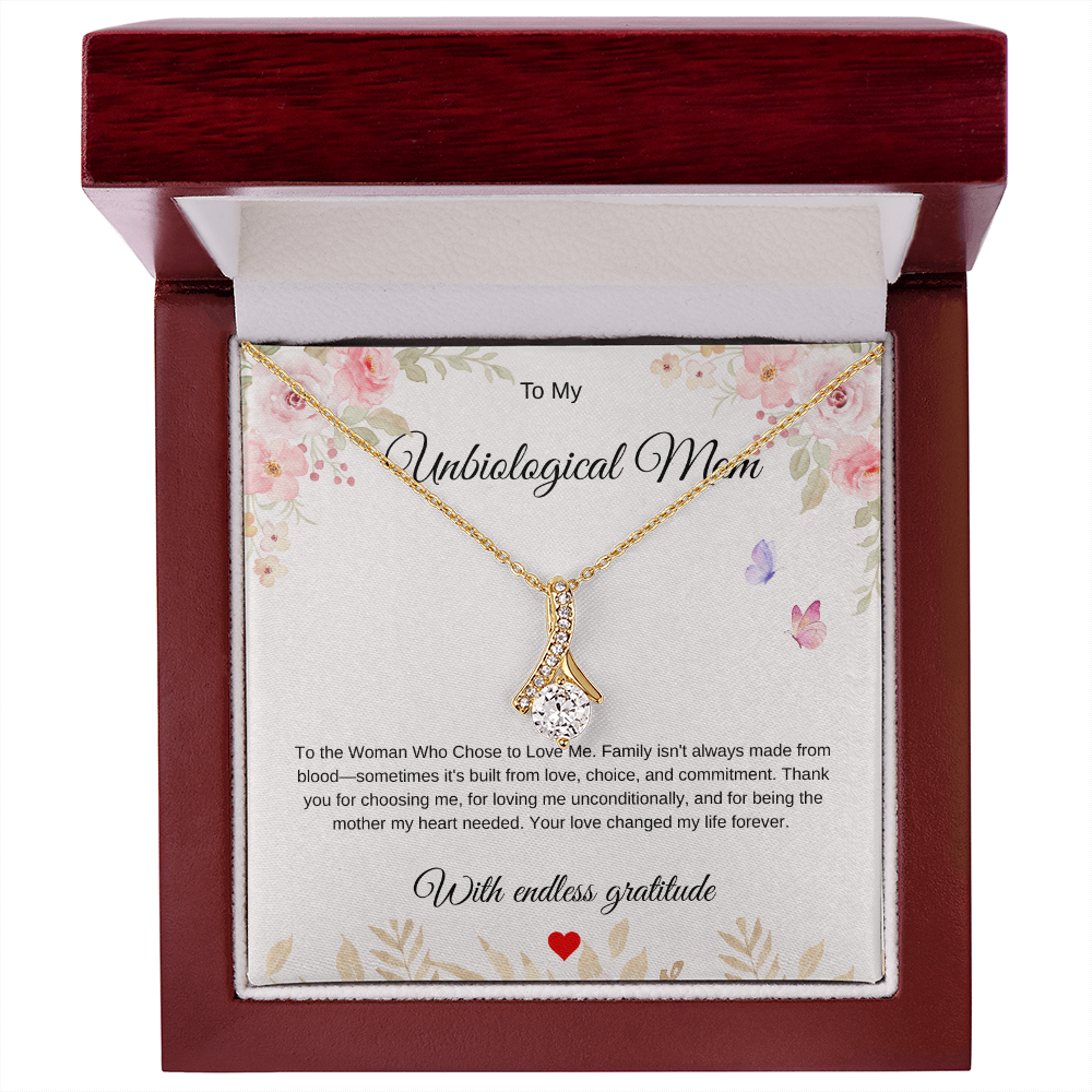 Love Beyond Blood Pendant - For My Unbiological Mom