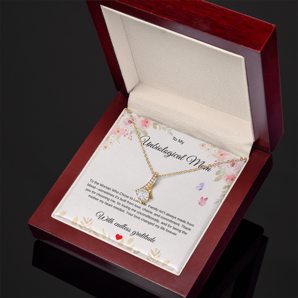 Love Beyond Blood Pendant - For My Unbiological Mom