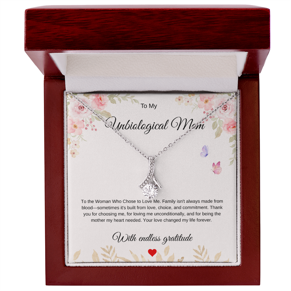 Love Beyond Blood Pendant - For My Unbiological Mom