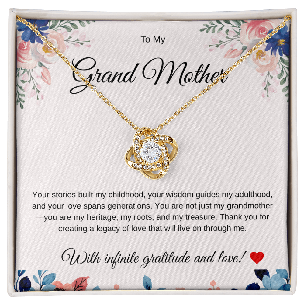 The Wisdom Keeper Pendant - For My Beloved Grandma