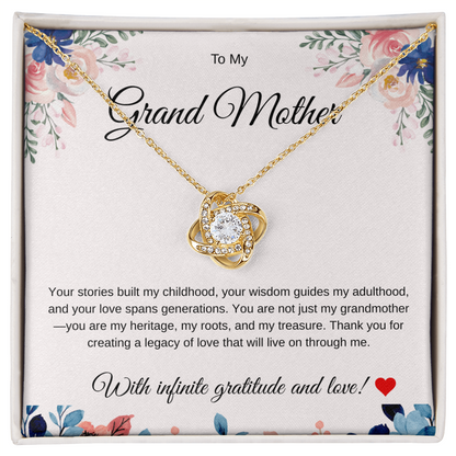 The Wisdom Keeper Pendant - For My Beloved Grandma