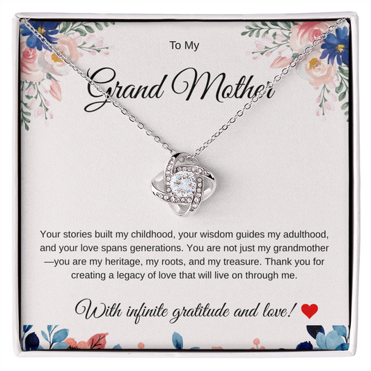 The Wisdom Keeper Pendant - For My Beloved Grandma