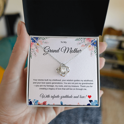 The Wisdom Keeper Pendant - For My Beloved Grandma