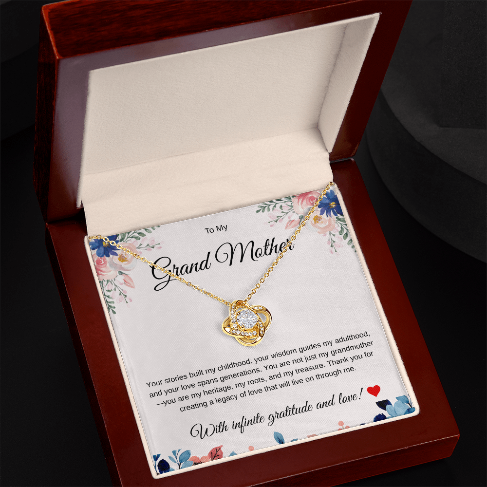 The Wisdom Keeper Pendant - For My Beloved Grandma