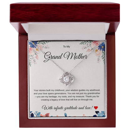 The Wisdom Keeper Pendant - For My Beloved Grandma