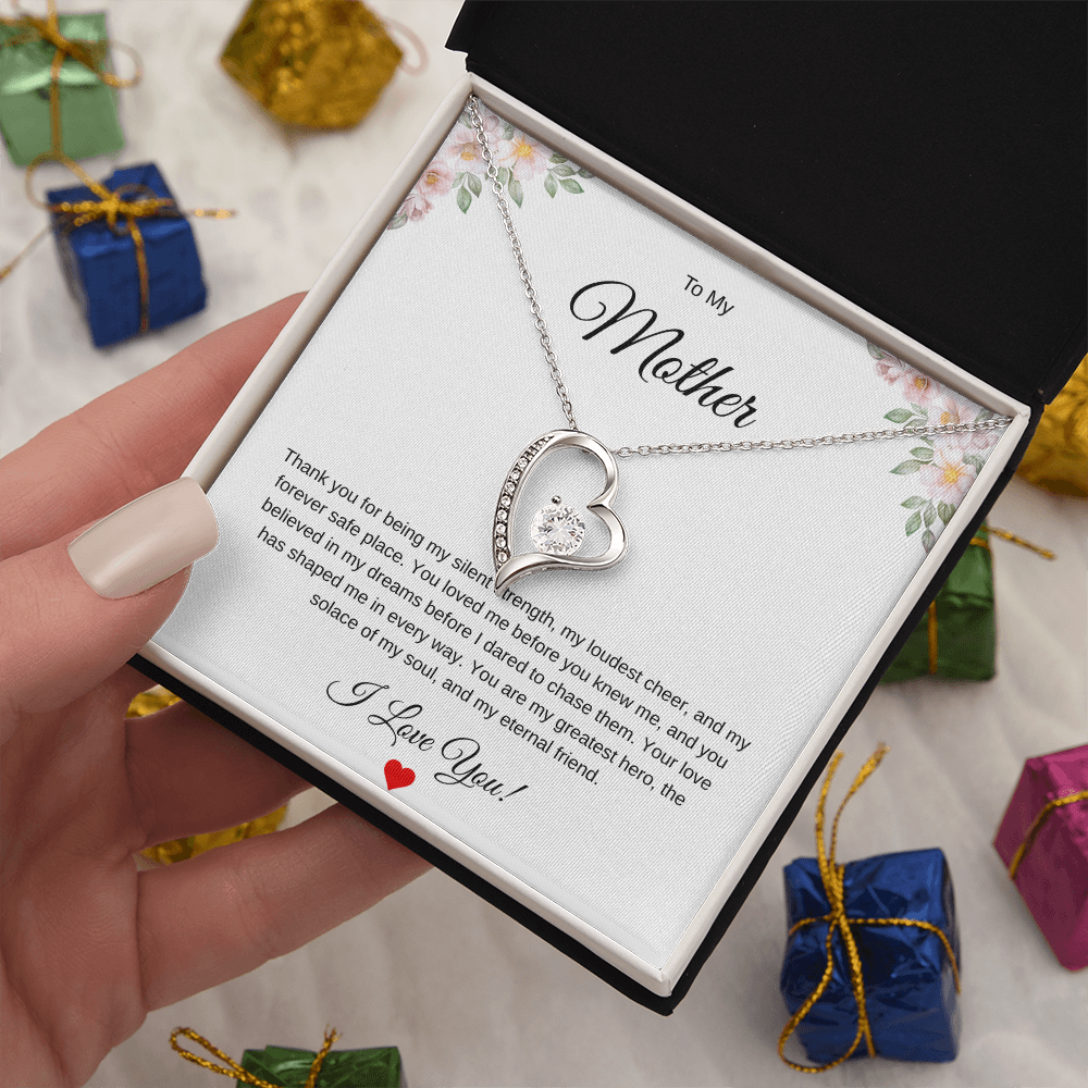 The Gift She'll Never Take Off | Mom's Eternal Bond Necklace