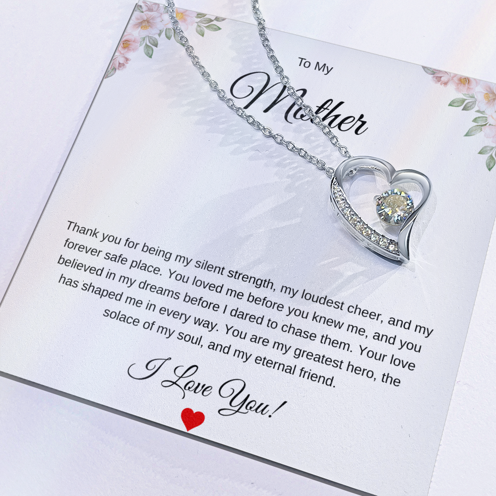 The Gift She'll Never Take Off | Mom's Eternal Bond Necklace