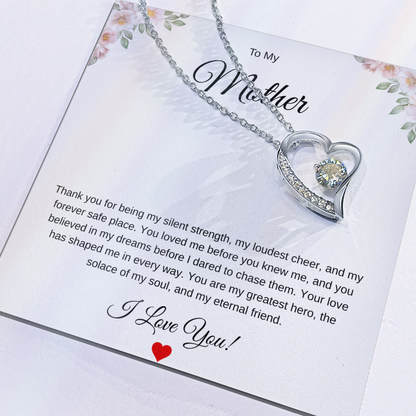 The Gift She'll Never Take Off | Mom's Eternal Bond Necklace